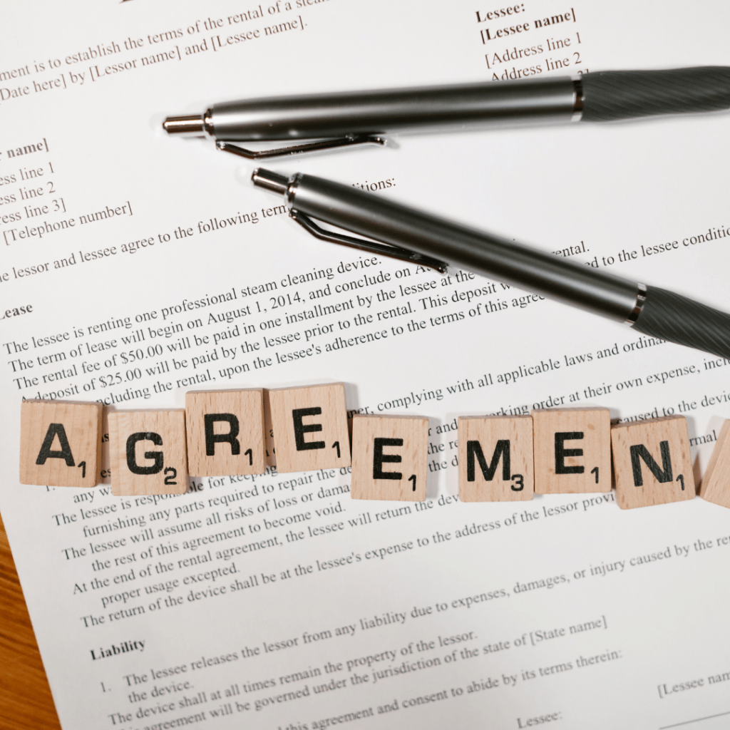 Contract and agreement paper translation